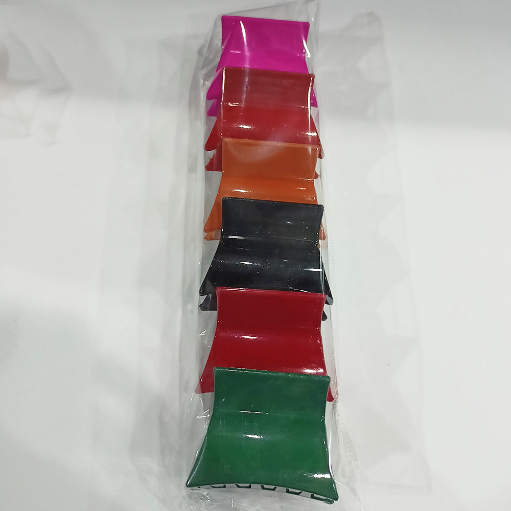 Eugenia Assorted Color Pack Of 6 Fancy Hair Clip