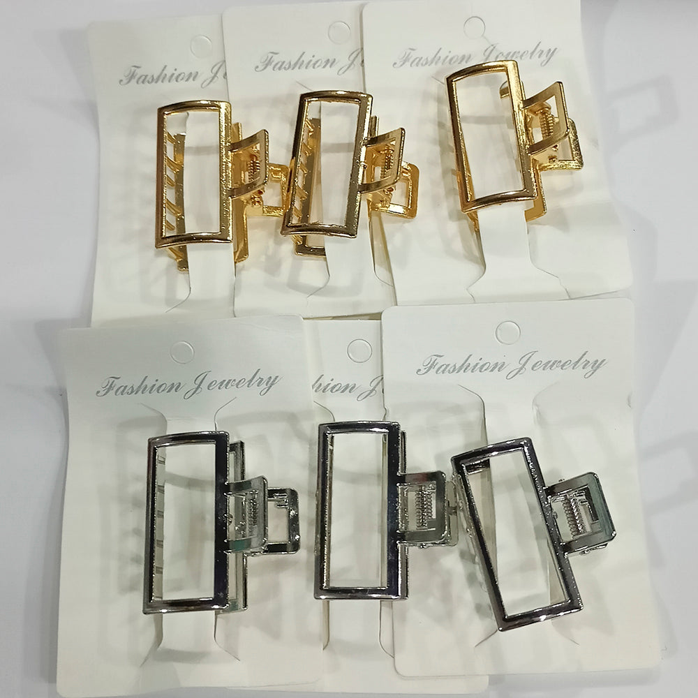 Eugenia Assorted Color Pack Of 6 Korean Style Fancy Hair Clip