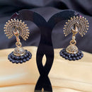 Mahavir Gold Plated Plated Jhumkis Earrings