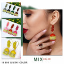 Mahavir Gold Plated Jhumki Earrings