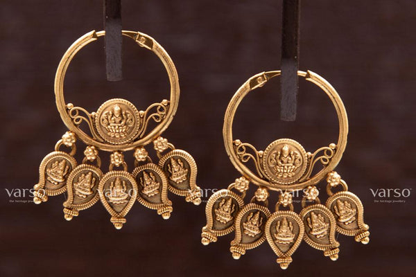 Varso  Gold Alloy  Dangler Earrings  - 211072