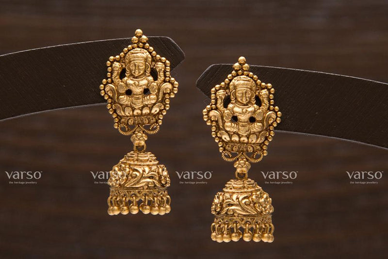Varso  Gold  Alloy Ball Jhumkas  Earrings  - 211182