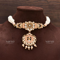 Varso Gorgeous Pearl Chocker with Beautiful Designs   -  2171