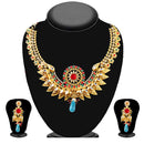 Tip Top Fashions Multicolour Stone Drop Necklace Set - 2200501