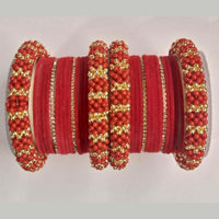 Shree Asha Bangles Austrian Stone Double Hand Bangles Set