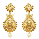 Jheel Kundan Gold Plated Austrian Stone Dangler Earrings - 2900226A