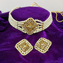 Midas Touch Gold Plated Kundan Stone Necklace Set