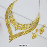 Mahavir Gold Plated Necklace Set