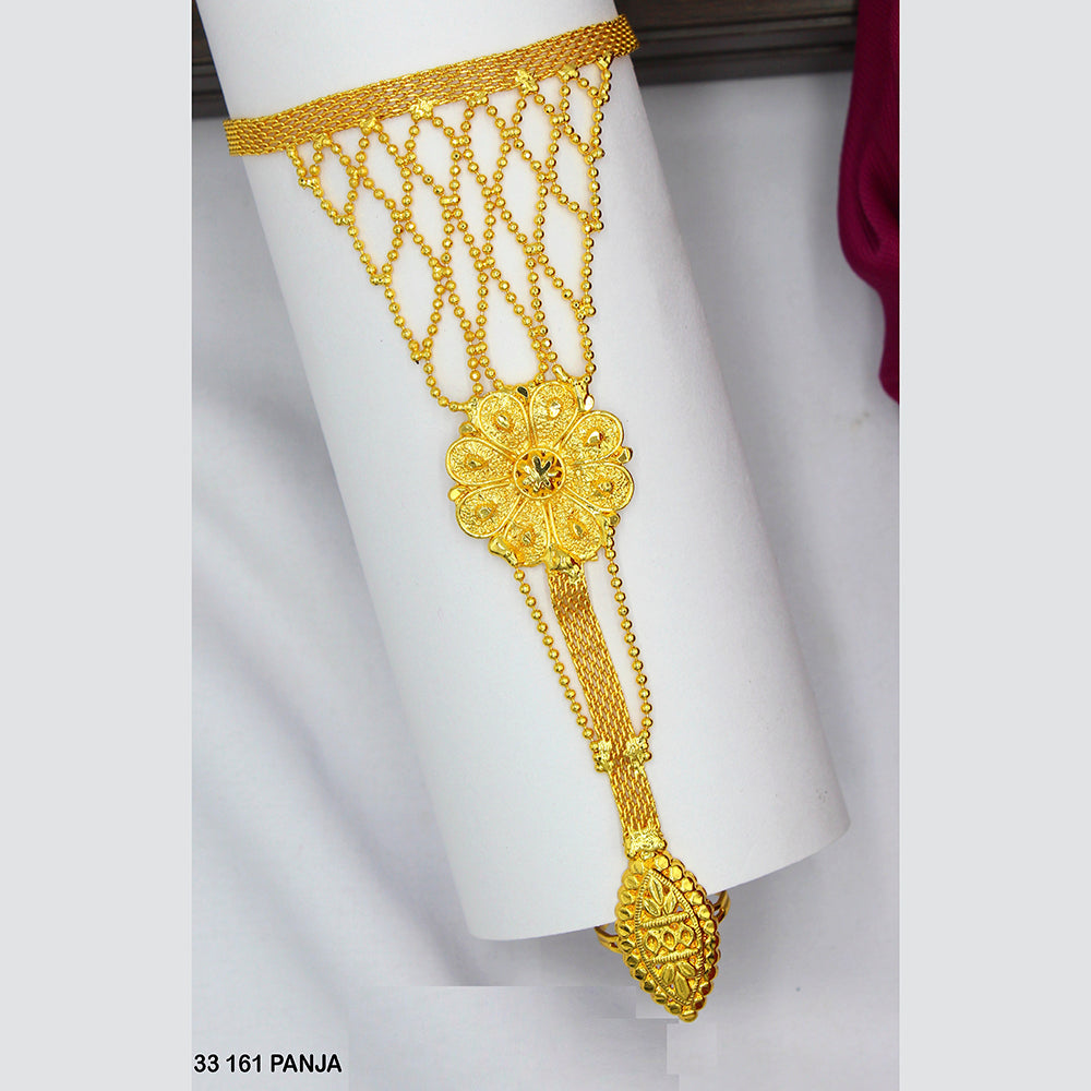 Mahavir Gold Plated Hand Panja