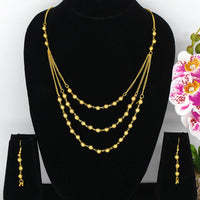 Mahavir Dye Gold Necklace Set