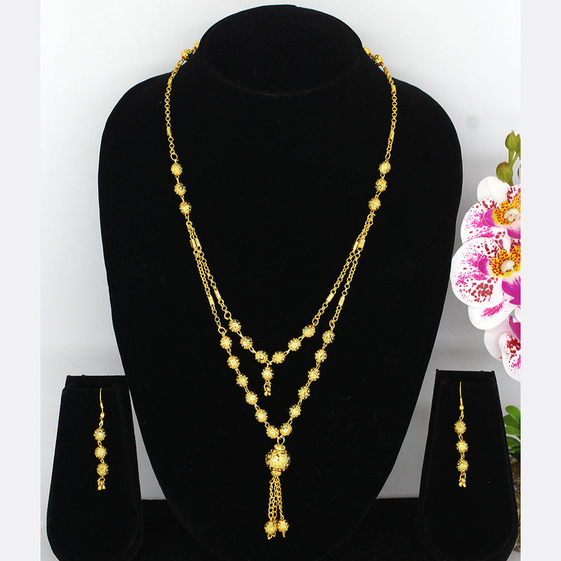 Mahavir Dye Gold Necklace Set