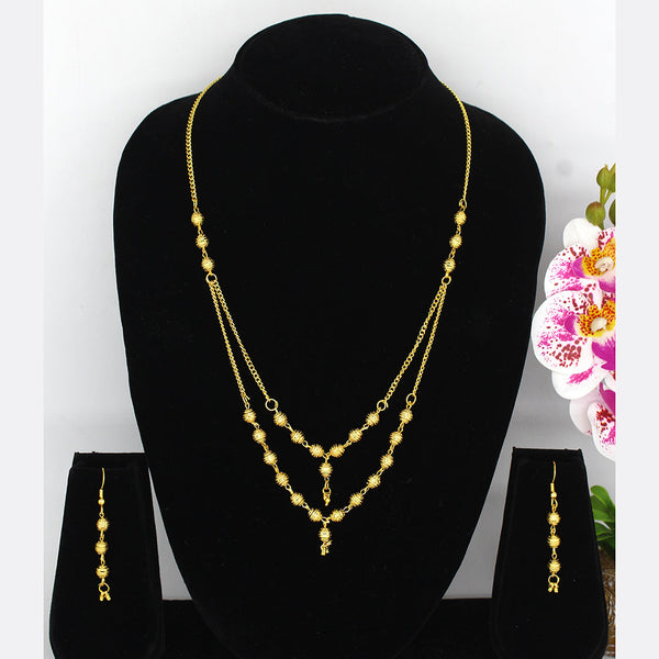 Mahavir Dye Gold Necklace Set