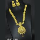 Mahavir Forming Gold Necklace Set   - 36- KE- 21