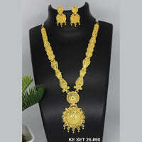 Mahavir Forming Gold Necklace Set   - 36- KE- 26