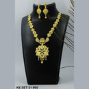 Mahavir Forming Gold Necklace Set   - 36- KE- 31