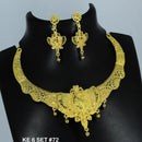Mahavir Forming Gold Necklace Set   - 36- KE- 6