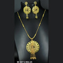Mahavir Forming Gold Necklace Set   - 36- MI- 2