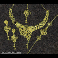 Mahavir Forming Gold Necklace Set   - 36- SJ- F-1010