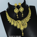 Mahavir Forming Gold Necklace Set   - 36- SJ- S-1008