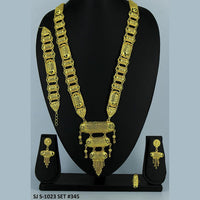 Mahavir Forming Gold Necklace Set   - 36- SJ- S-1023
