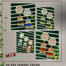 Mahavir Gold Plated Meenakari Jhumki Earrings