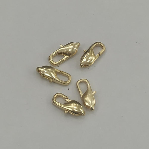 Kriaa 15*3mm Lobster Claw Clasp  - 504 - Gold