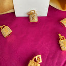 Mahavir Ad Stone Gold Plated Pendant