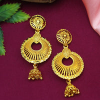 Mahavir Gold Plated Dangler Earrings