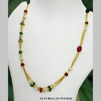 Mahavir Gold Plated  Beads Mala
