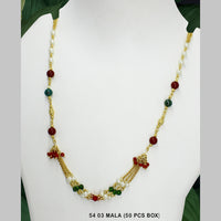 Mahavir Gold Plated  Beads Mala