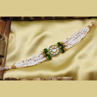 Mahavir Meenakari And Beads Bracelet