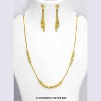 Mahavir Gold Plated Dokiya Necklace Set