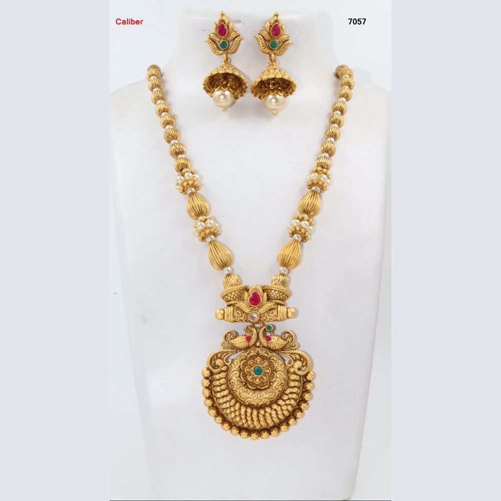 Corbeda Fashion Gold Plated Assorted Color Long Necklace set