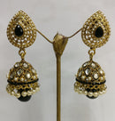 Midas Touch Gold Plated Austrian Stone Jhumki Earrings