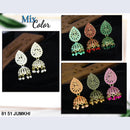 Mahavir Gold Plated Jhumki Earrings