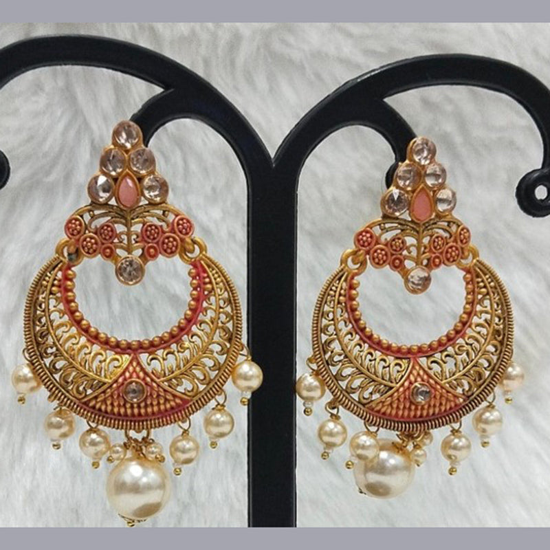 Infinity Jewels Gold Plated Dangler Earrings