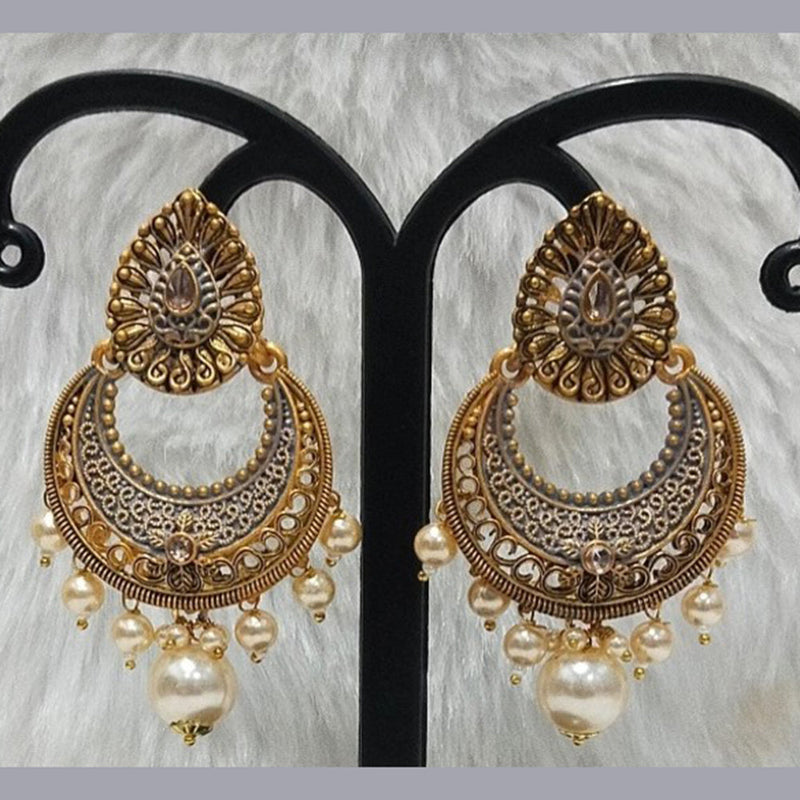 Infinity Jewels Gold Plated Dangler Earrings