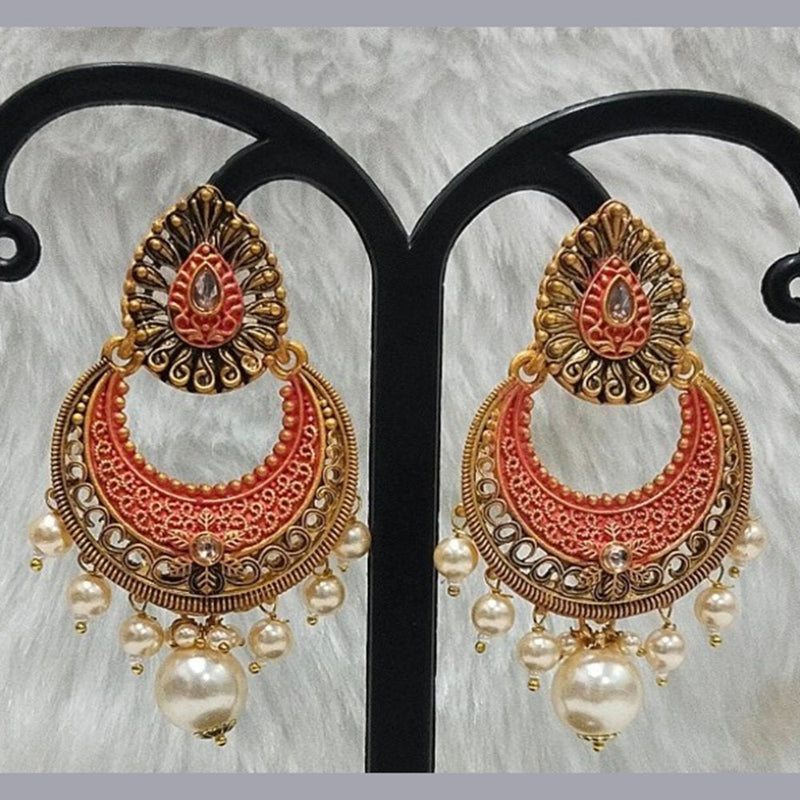 Infinity Jewels Gold Plated Dangler Earrings