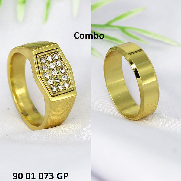 Mahavir Dye Gold Finger Ring Combo