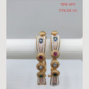 Choice Gold Plated Pota Stone Bangles Set