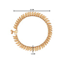 Etnico Traditional Gold Plated Payal Anklet For Girls & Women (A048FL)