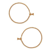 Etnico Traditional Gold Plated Payal Anklet For Girls & Women (A049FL)