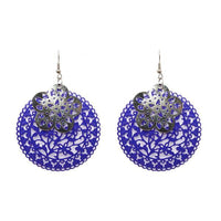 The99Jewel Zinc Alloy Silver Plated Dangler Earring - 1306449C