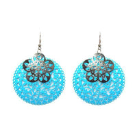 The99Jewel Zinc Alloy Silver Plated Dangler Earring - 1306449E