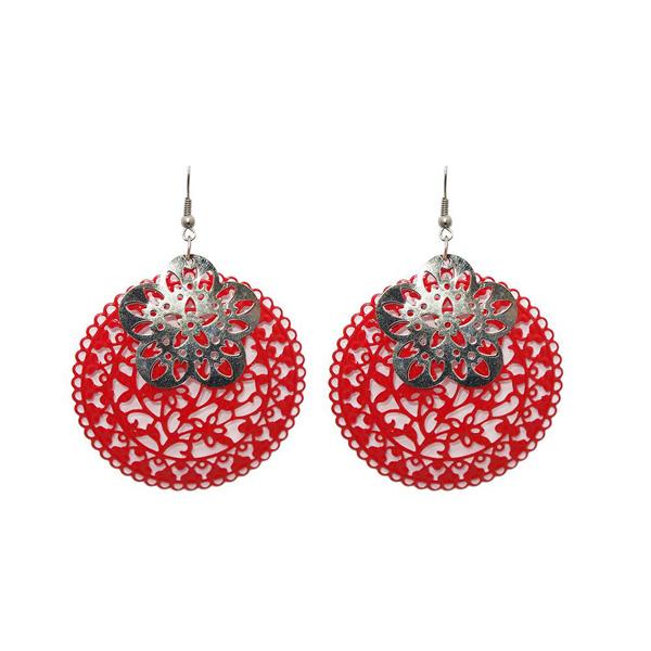 The99Jewel Zinc Alloy Silver Plated Dangler Earring - 1306449F