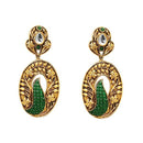 The99jewel Kundan Pota Stone Dangler Earrings