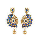 Kriaa kundan And Stone Gold Plated Dangler Earring - 1307413B
