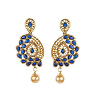 Kriaa kundan And Stone Gold Plated Dangler Earring - 1307413B