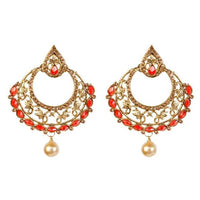 Kriaa Kundan Gold Plated Stone Dangler Earring