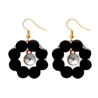 Kriaa Resin Stone Gold Plated Dangler Earring - 1311412F